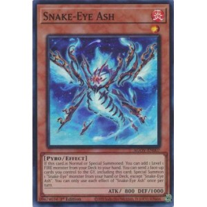 kaka AGOV-EN007 - Snake-Eye Ash - Super Rare 1st Edition